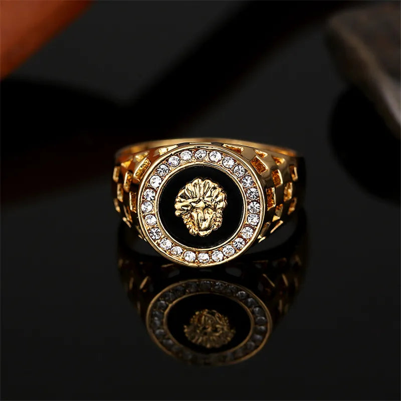 Lion Sphinx Medusa Ring - Grandeur Prestige