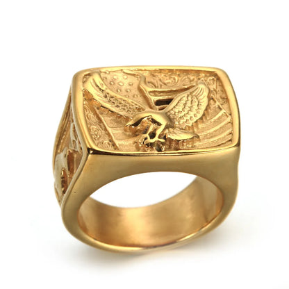 Retro Eagle Ring - Grandeur Prestige