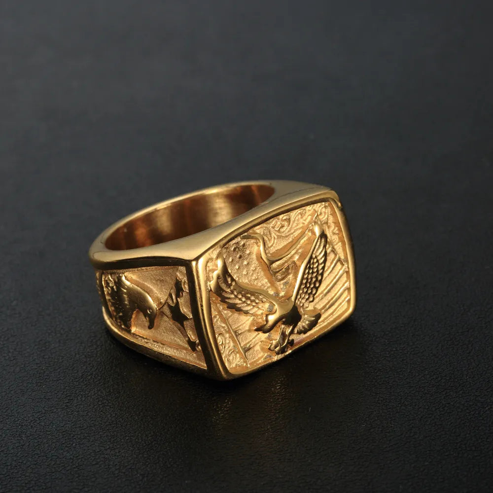 Retro Eagle Ring - Grandeur Prestige