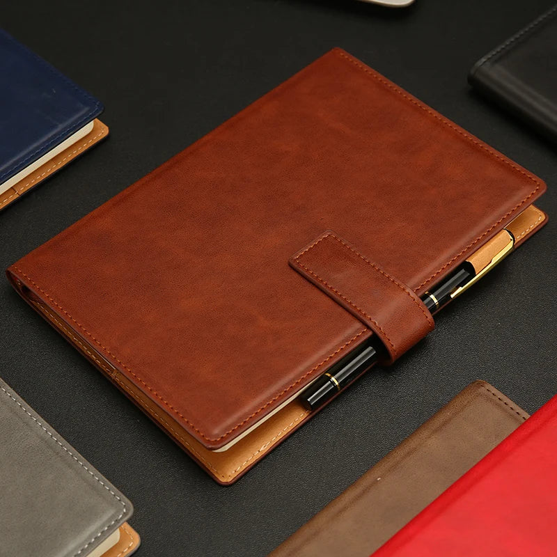 Hard Cover A5 B5 Leather Notebook - Grandeur Prestige