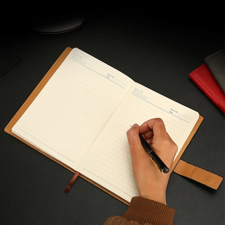 Hard Cover A5 B5 Leather Notebook - Grandeur Prestige