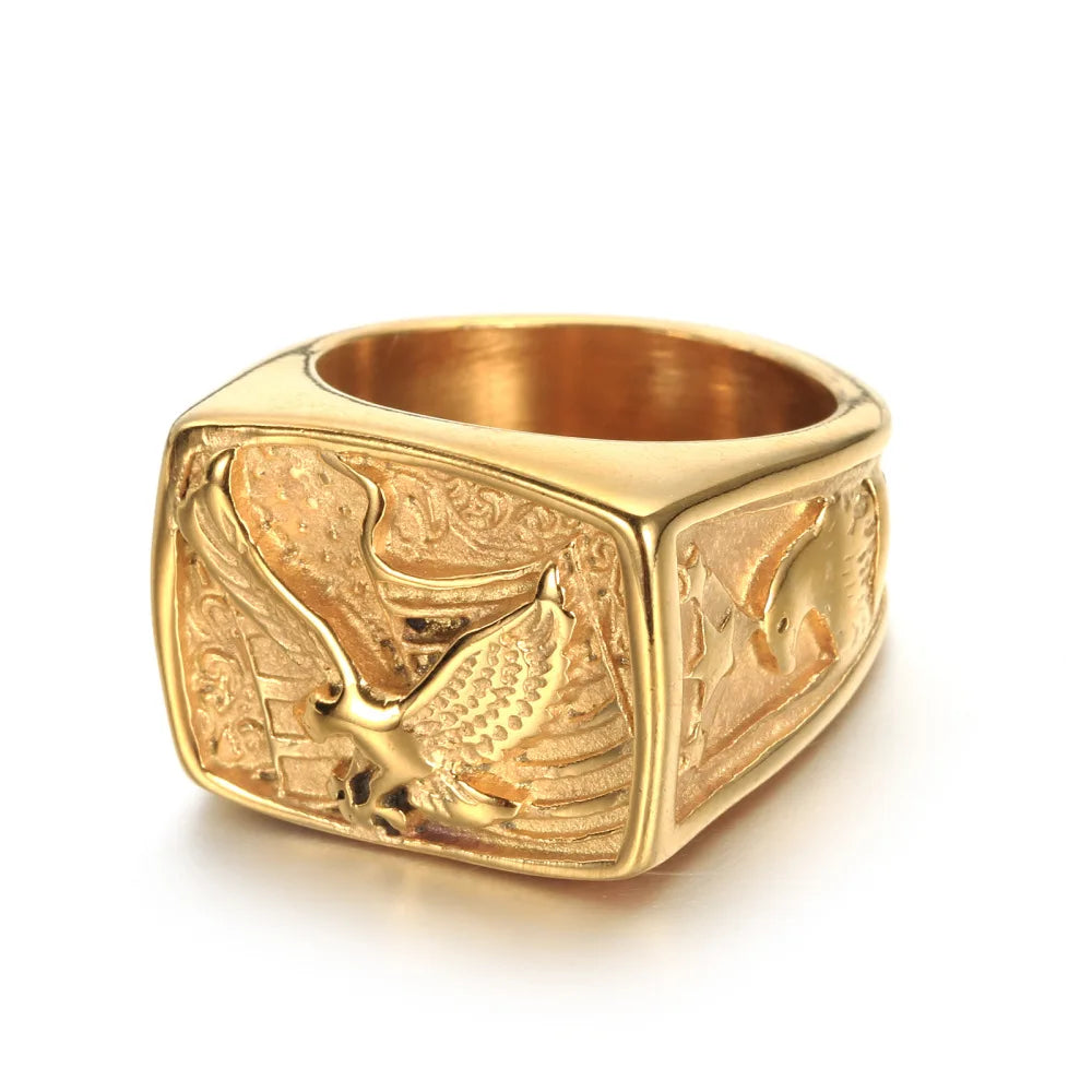 Retro Eagle Ring - Grandeur Prestige