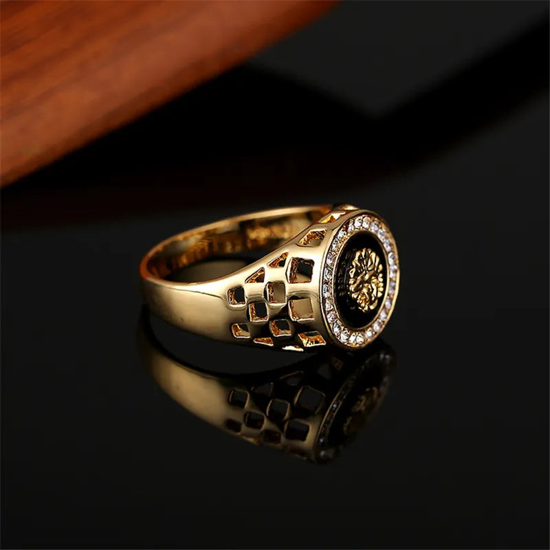 Lion Sphinx Medusa Ring - Grandeur Prestige