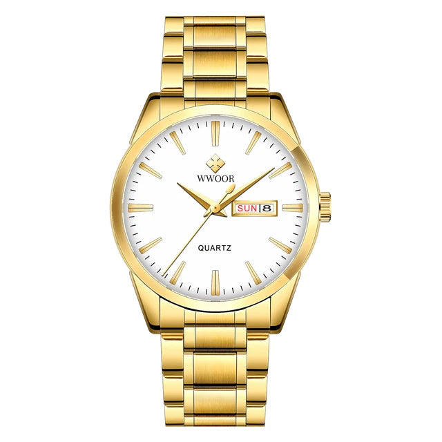 39mm Quartz Day Date Watch - Grandeur Prestige