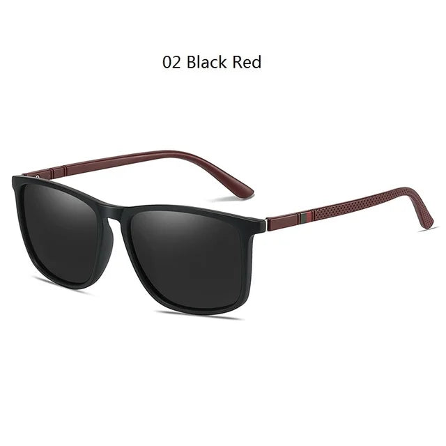 Square Vintage Polarized Sunglasses - Grandeur Prestige