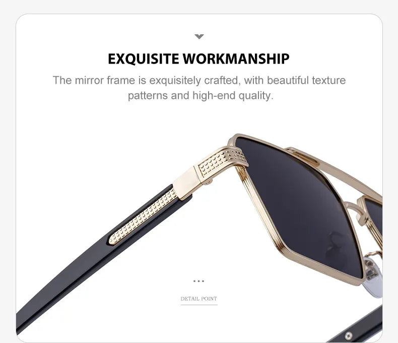 Vintage Lux Square Sunglasses - Grandeur Prestige