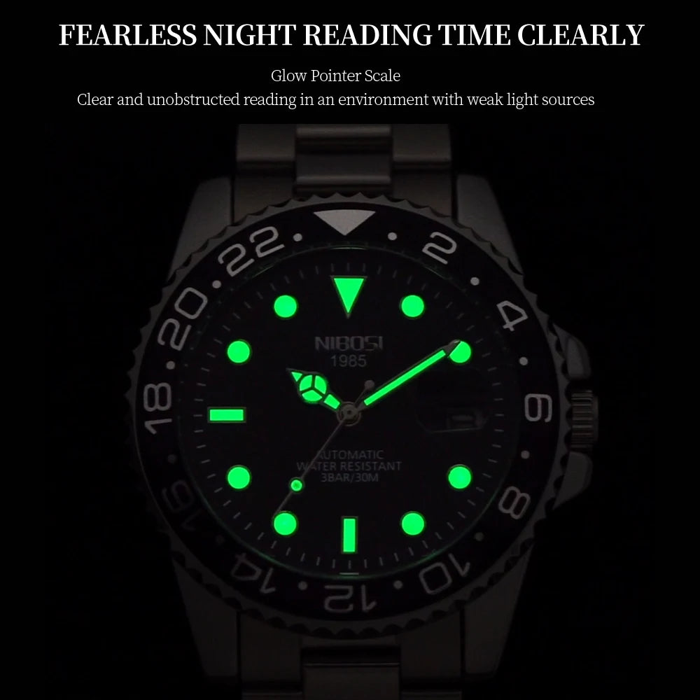 Nibosi 2024 automatic watch