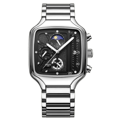 39mm Square NIBOSI Mens Watch - Grandeur Prestige