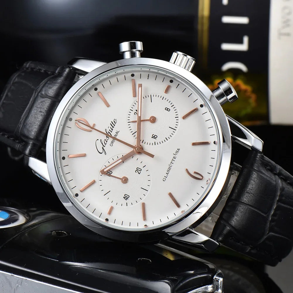42mm Glashutte Original Quartz Watch - Grandeur Prestige