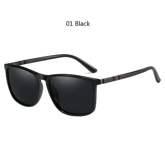 Square Vintage Polarized Sunglasses - Grandeur Prestige