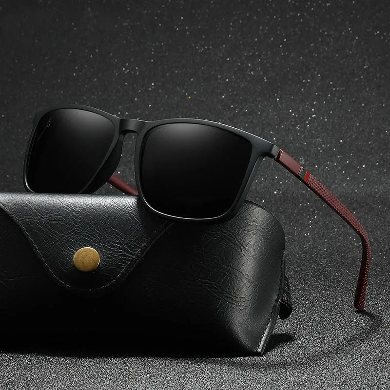 Square Vintage Polarized Sunglasses - Grandeur Prestige