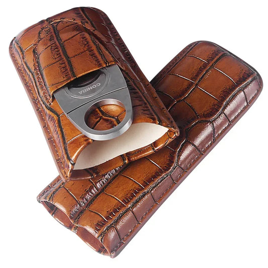 Travel Cigar Case Portable Humidor - Grandeur Prestige