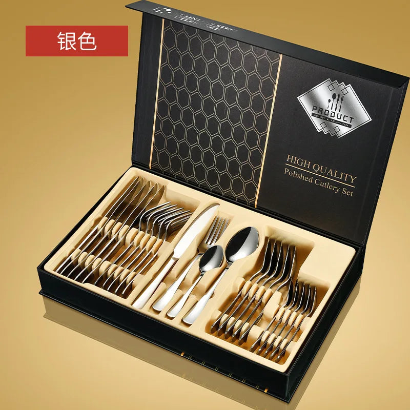 Western Tableware 24-piece Set - Grandeur Prestige