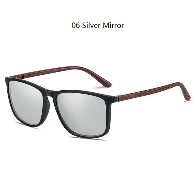 Square Vintage Polarized Sunglasses - Grandeur Prestige