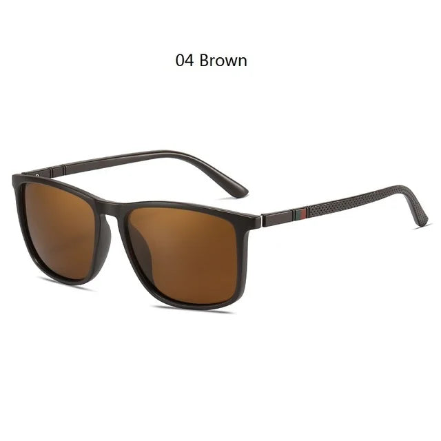 Square Vintage Polarized Sunglasses - Grandeur Prestige