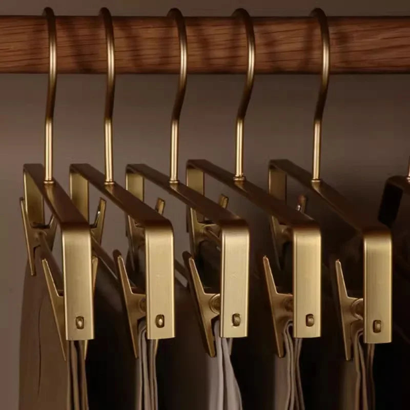 2/5pcs Trouser Hangers Gold/Sliver - Grandeur Prestige